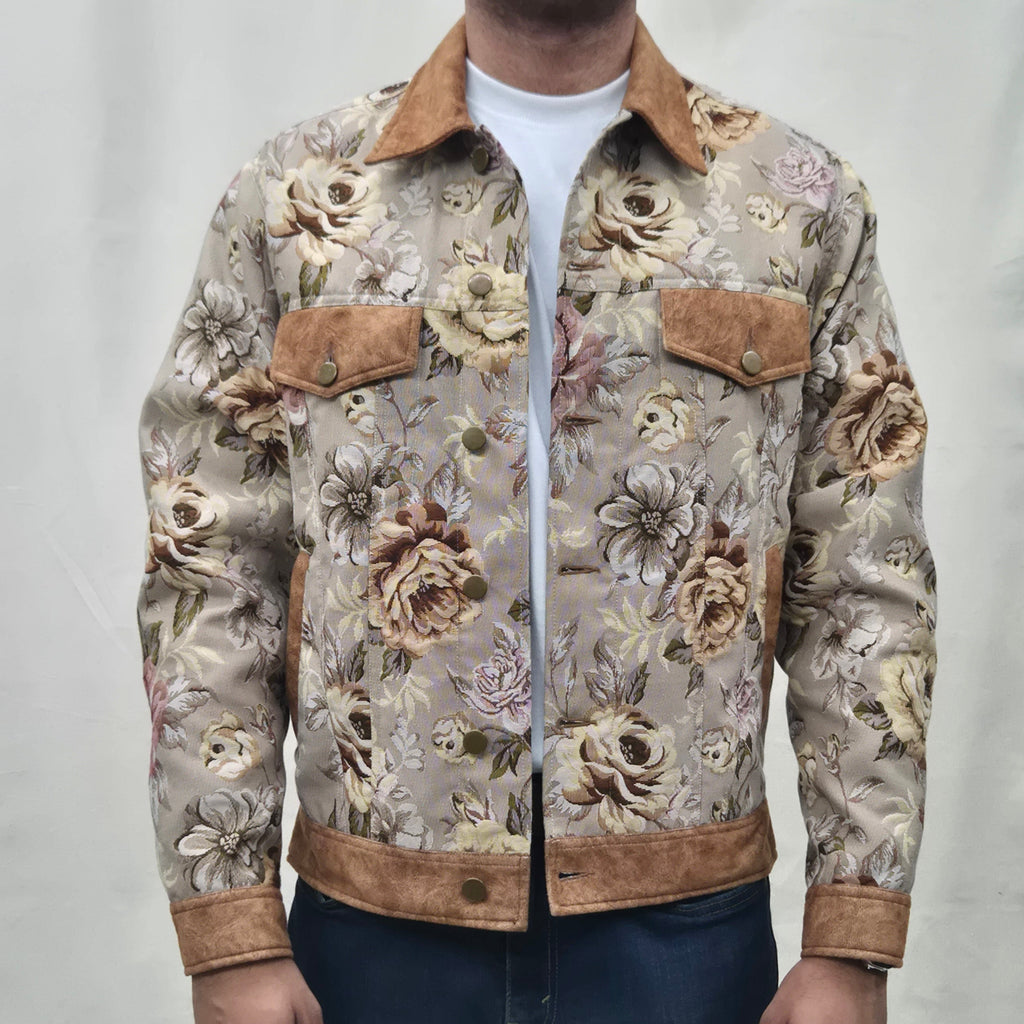 Desert Floral Trucker Jacket