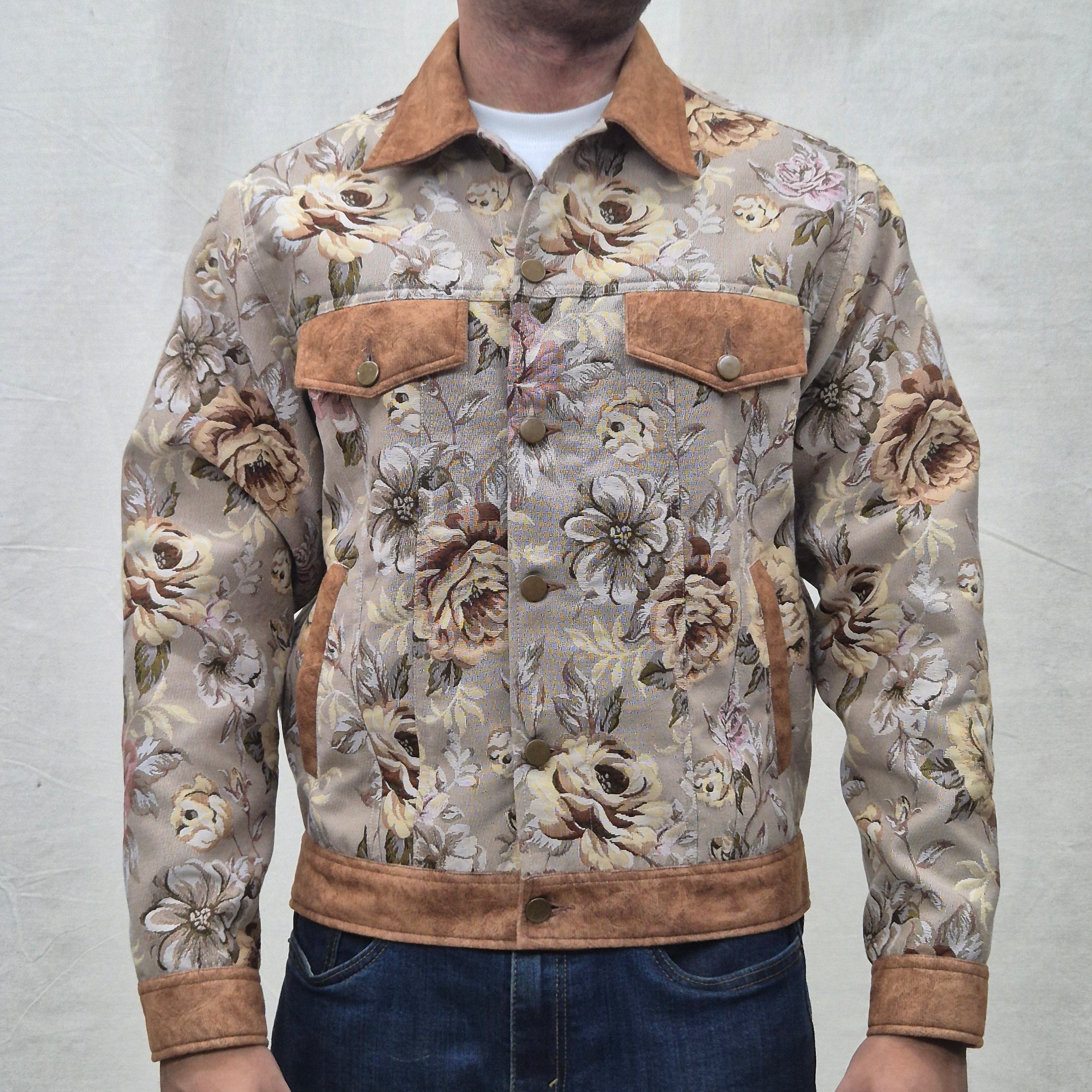 Desert Floral Trucker Jacket