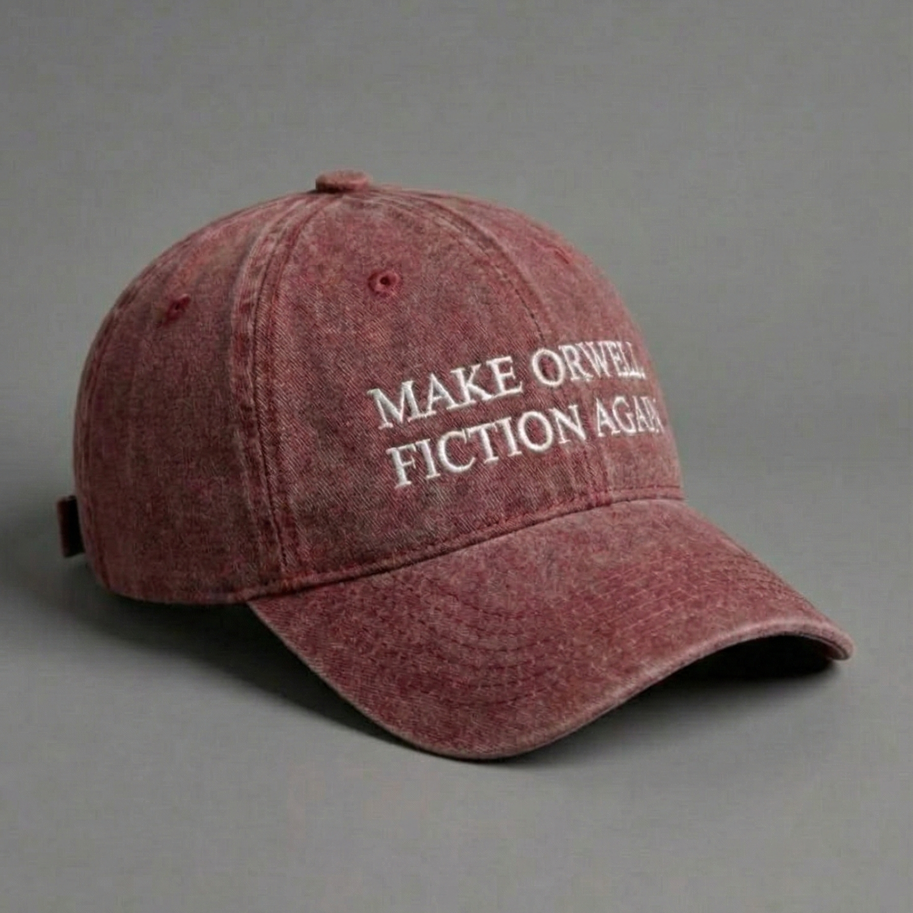 The Maroon MOFA Cap – "Make Orwell Fiction Again"