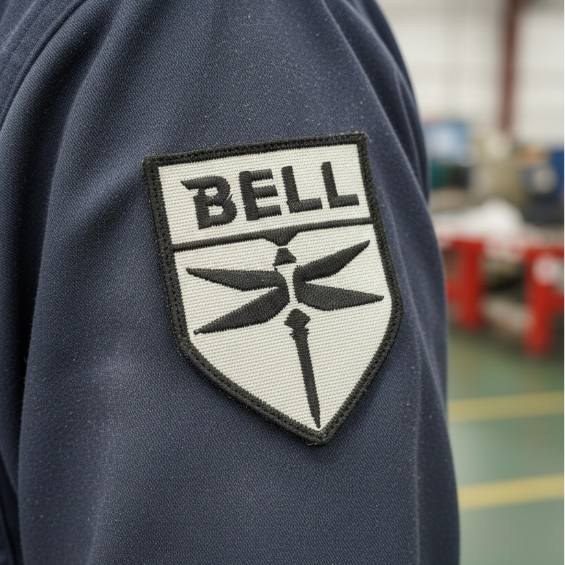 BELL Embroidered Velcro Patch