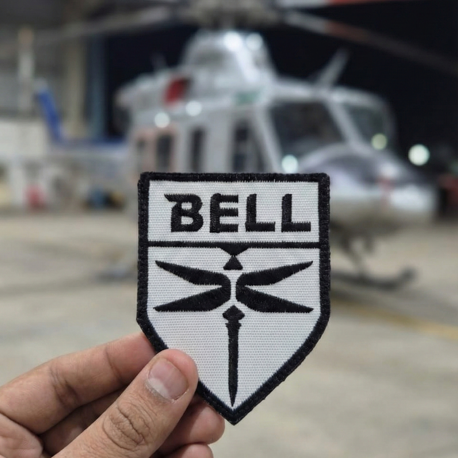 BELL Embroidered Velcro Patch