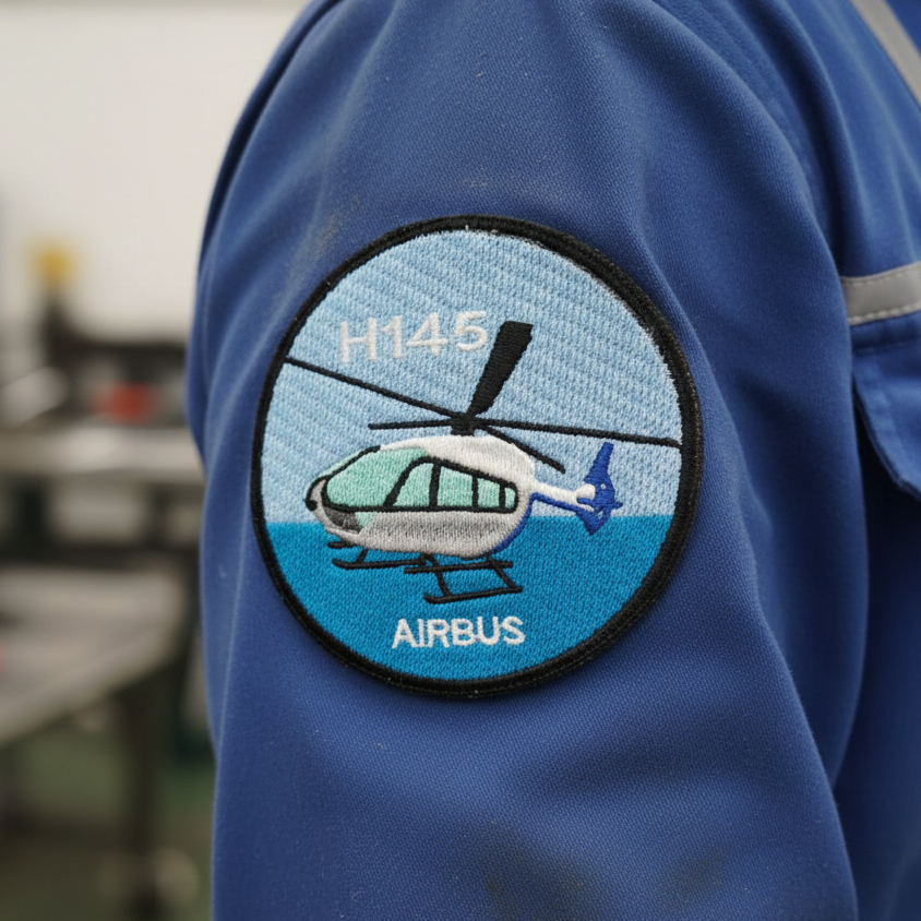 Airbus H145 Embroidered Patch