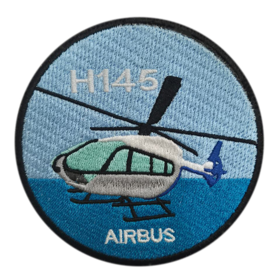 Airbus H145 Embroidered Patch