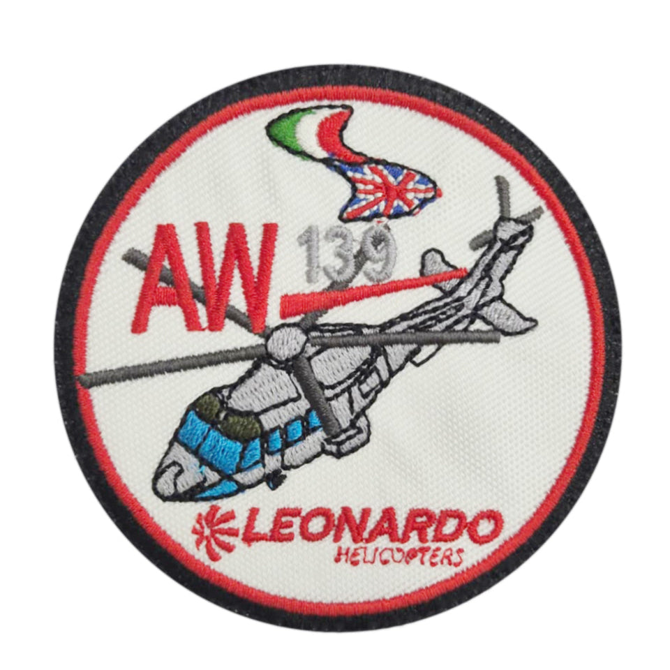 Leonardo AW139 Embroidered Patch