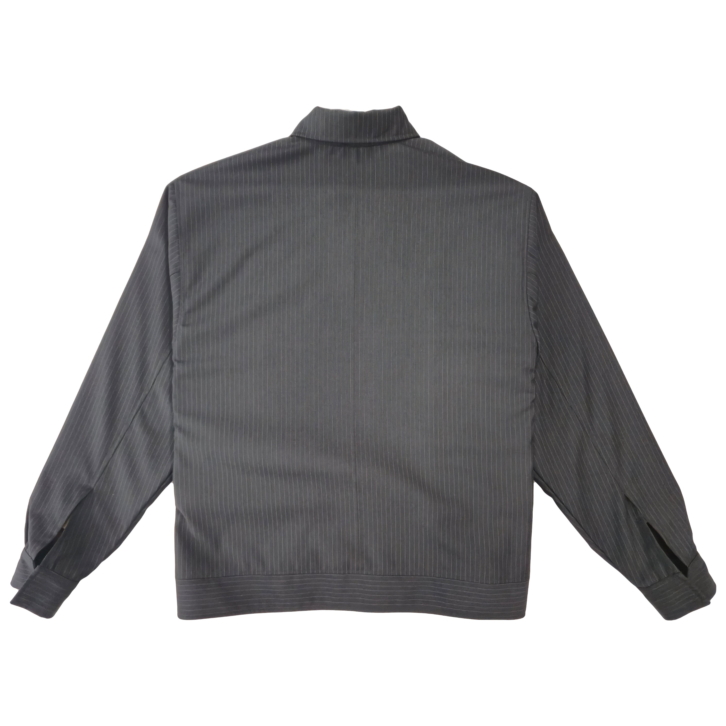 Pinstripe Harrington Jacket